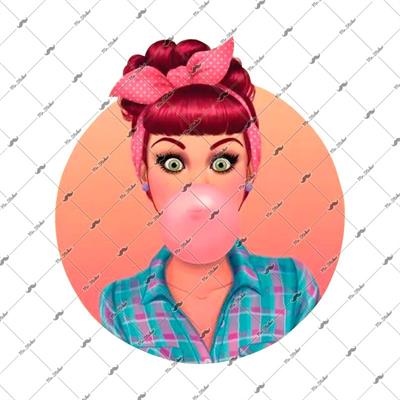 PNP37 Pinup Kizi Etiketi