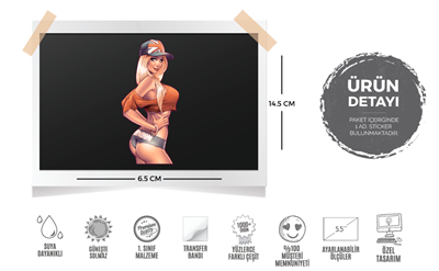 PNP41 Pinup Kizi Etiketi