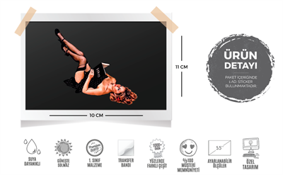 PNP45 Pinup Kizi Etiketi