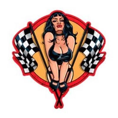 PNP48 Yarisci Pinup Kizi Etiketi