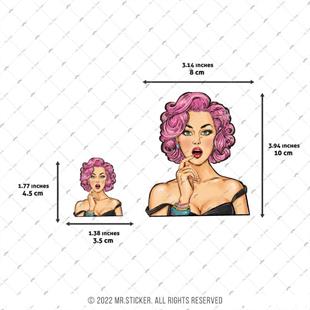 PNP53 Pembe Sacli Pinup Kızı