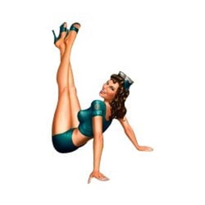 PNP6 Pinup Kizi Etiketi