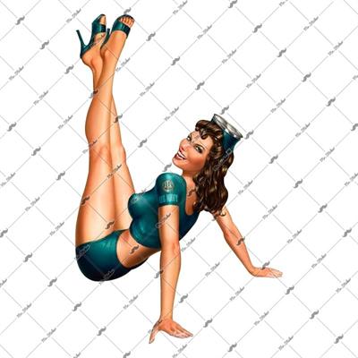 PNP6 Pinup Kizi Etiketi