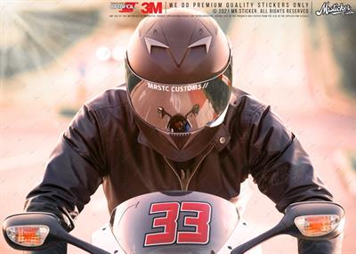 PRS13 Reflektif Kirmizi Renkli Yaris Numarasi Seti