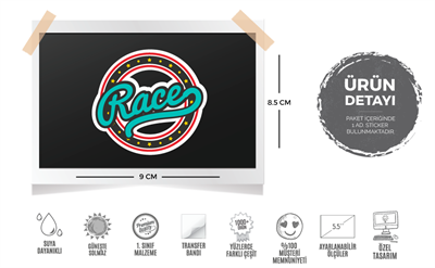 RAC7 Yaris Yazili Etiket