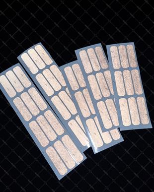 RFBK1 50 Parca Siyah Reflektif Serit Seti