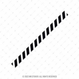 RFBK10 Siyah Reflektif Kesikli Serit (Kaska Uygun)