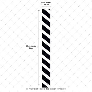 RFBK10 Siyah Reflektif Kesikli Serit (Kaska Uygun)