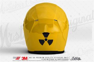 RFBK16 Siyah Reflektif Radyasyon Isareti Etiketi