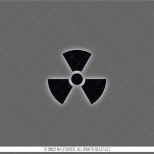 RFBK16 Siyah Reflektif Radyasyon Isareti Etiketi