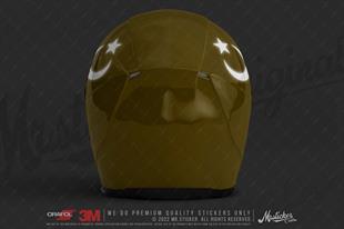 RFBK17 Siyah Reflektif Ay Yildiz Etiketi