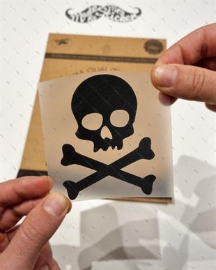 RFBK18 Siyah Reflektif Tehlike Isareti Etiketi