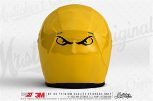 RFBK19 Siyah Reflektif Kizgin Gozler Etiketi