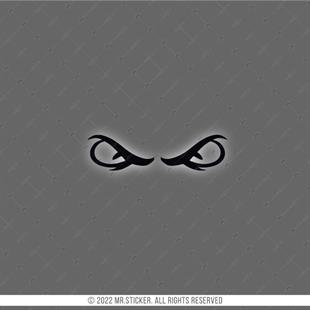 RFBK19 Siyah Reflektif Kizgin Gozler Etiketi