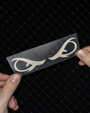 RFBK19 Siyah Reflektif Kizgin Gozler Etiketi