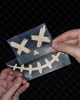 RFBK23 Siyah Reflektif Korkutucu Yuzler Serisi no2