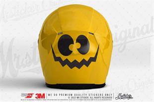 RFBK24 Siyah Reflektif Korkutucu Yuzler Serisi no3