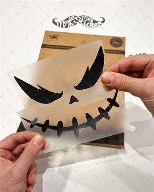 RFBK25 Siyah Reflektif Korkutucu Yuzler Serisi no7