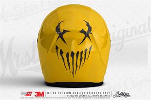 RFBK26 Siyah Reflektif Korkutucu Yuzler Serisi no8