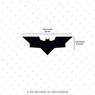 RFBK27 Siyah Reflektif Yarasa Etiketi