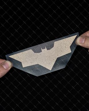 RFBK27 Siyah Reflektif Yarasa Etiketi