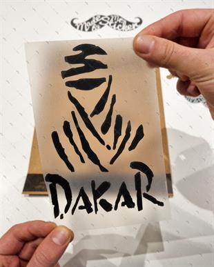 RFBK29 Siyah Reflektif Dakar Etiketi