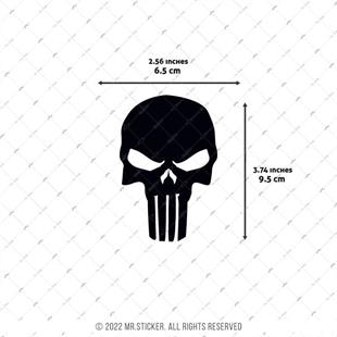 RFBK32 Siyah Reflektif SS Kurukafa Etiketi