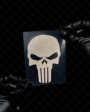 RFBK32 Siyah Reflektif SS Kurukafa Etiketi