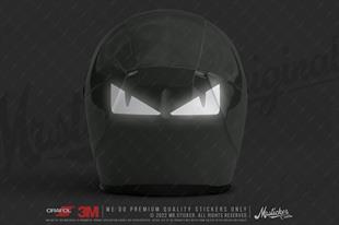 RFBK40 Siyah Reflektif Sinsi Gözler Etiketi