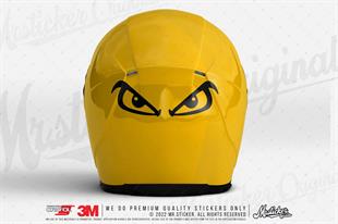 RFBK41 Siyah Reflektif Kızgın Gözler Etiketi