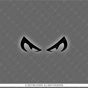 RFBK42 Siyah Reflektif Şeytani Gözler Etiketi