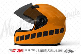 RFBK6 Siyah Reflektif Kask Seridi V2