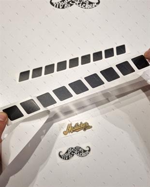 RFBK6 Siyah Reflektif Kask Seridi V2