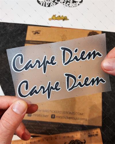 RFHLM110 Carpe Diem Yazili Etiket Seti