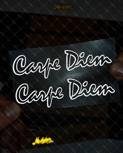 RFHLM110 Carpe Diem Yazili Etiket Seti