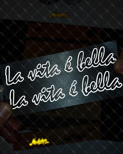 RFHLM111 La Vite e Bella Yazili Etiket Seti