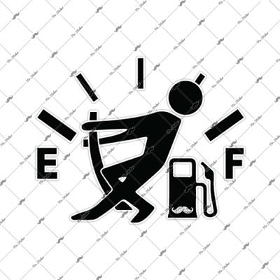 RFHLM115 Benzin Gostergesi Etiketi