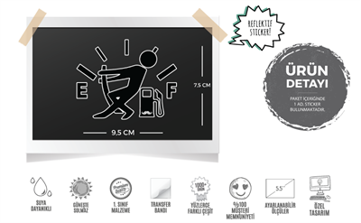 RFHLM115 Benzin Gostergesi Etiketi