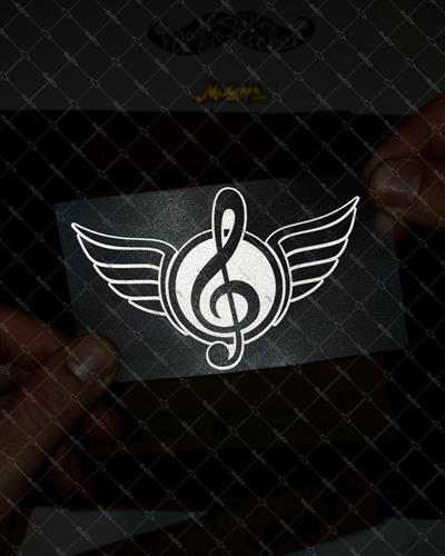 RFHLM12 Reflektif Kanatli Sol Anahtari Etiketi