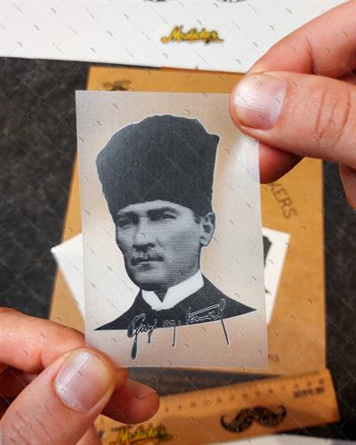 RFHLM122 Reflektif Ikili Gazi Mustafa Kemal Silueti Seti