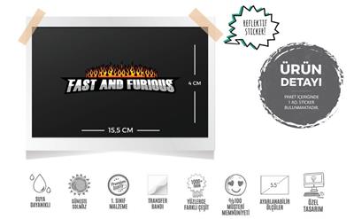 RFHLM138 Reflektif Hizli Ve Ofkeli Yazili Etiket