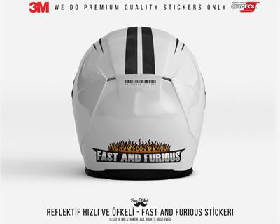 RFHLM138 Reflektif Hizli Ve Ofkeli Yazili Etiket