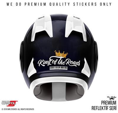 RFHLM139-Reflektif-Altin-Tacli-Yollarin-Krali-Yazili-Etiket