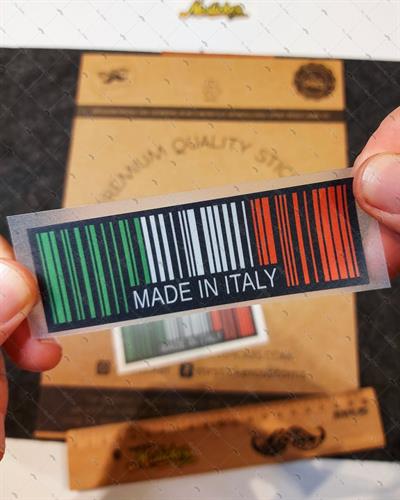 RFHLM140 Reflektif Made In Italy Yazili Barkod Etiketi 2 li Set