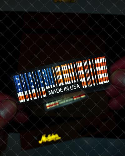 RFHLM143 Reflektif Made In USA (Amerika) Yazili Barkod Etiketi 2 li Set