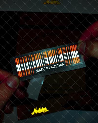 RFHLM145 Reflektif Made In Austria Yazili Barkod Etiketi 2 li Set