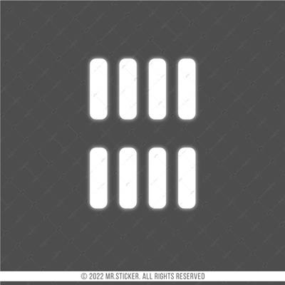 RFHLM147-Reflektif Seritler 8li Paket