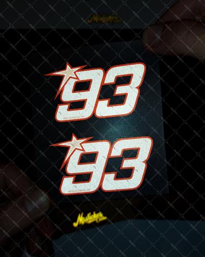 RFHLM153 Reflektif 93 Numara Etiketi 2 li Set