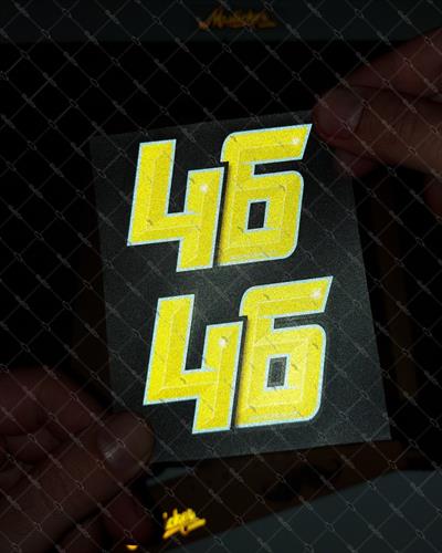 RFHLM155 Reflektif 46 Numara Etiketi 2 li Set