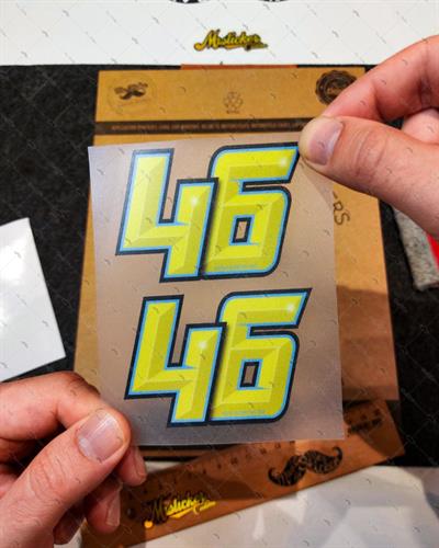 RFHLM155 Reflektif 46 Numara Etiketi 2 li Set